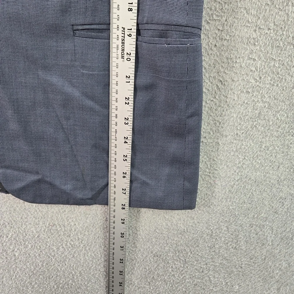 Armani Exchange Men Blazer 33W Blue Suit Jacket Button Long Sleeve